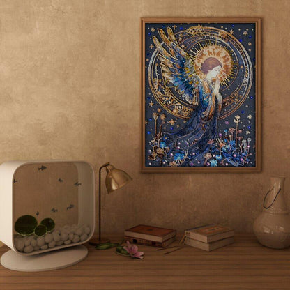 Bead Embroidery Kit Beautiful angel DIY Abris Art