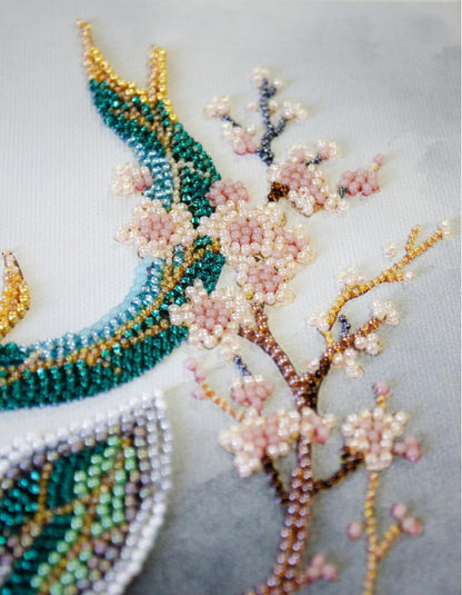 Bead Embroidery Kit Deer Spirit of the Forest DIY Abris Art