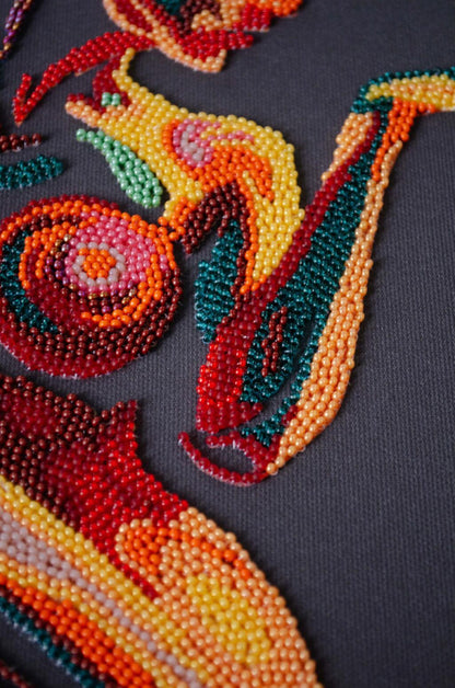 Bead Embroidery Kit The energy of femininity DIY Abris Art