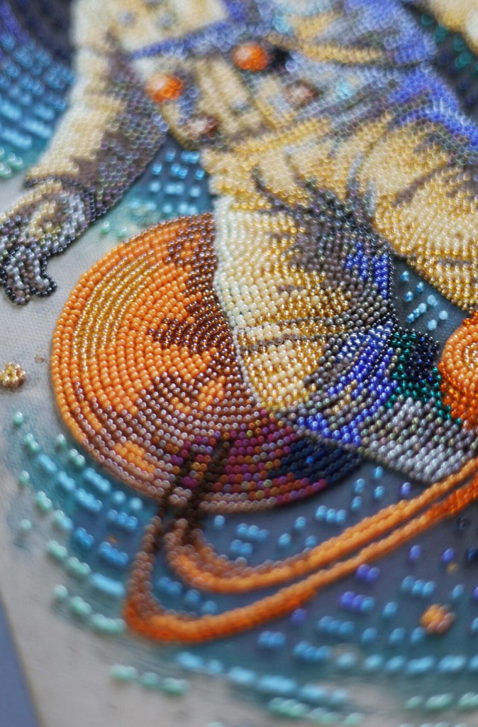 Bead Embroidery Kit Space Traveler DIY Abris Art