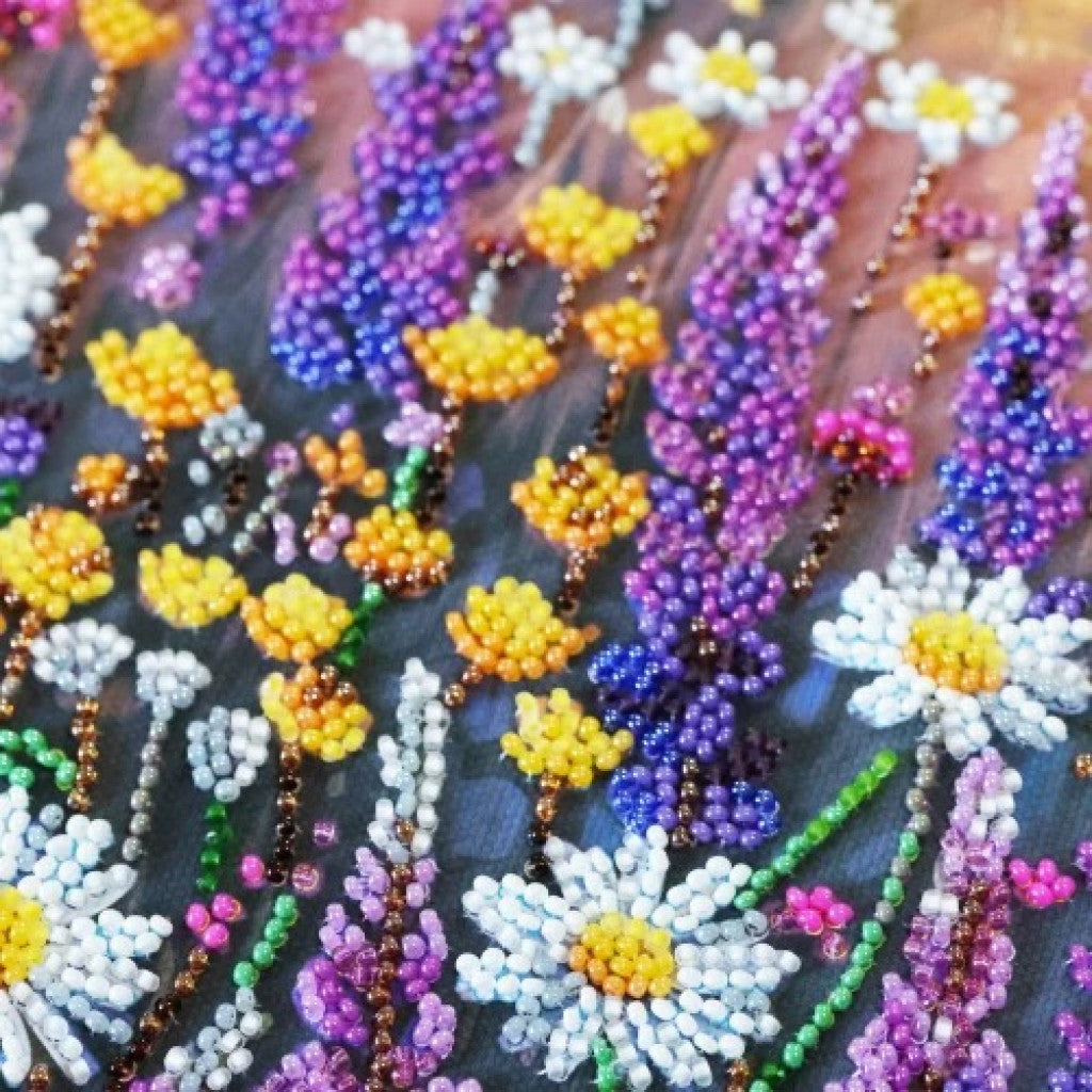 Perlenstickerei-Set Sommerlandschaft DIY Abris Art