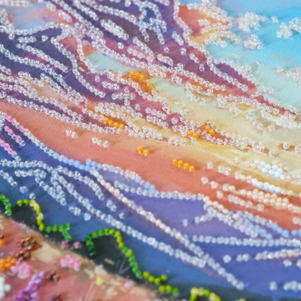 Perlenstickerei-Set Sommerlandschaft DIY Abris Art