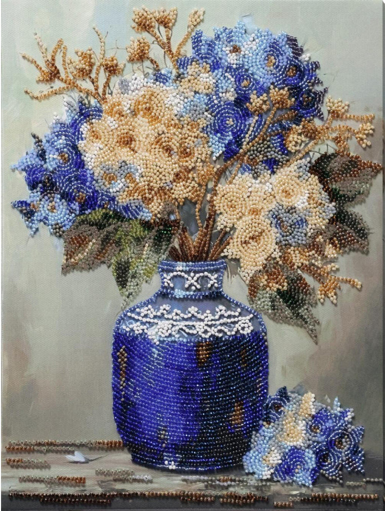 Perlenstickerei-Set Pusteblumen DIY Abris Art