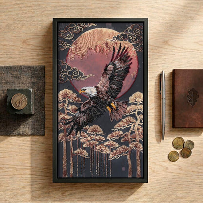 Bead Embroidery Kit Eagle DIY by Abris Art