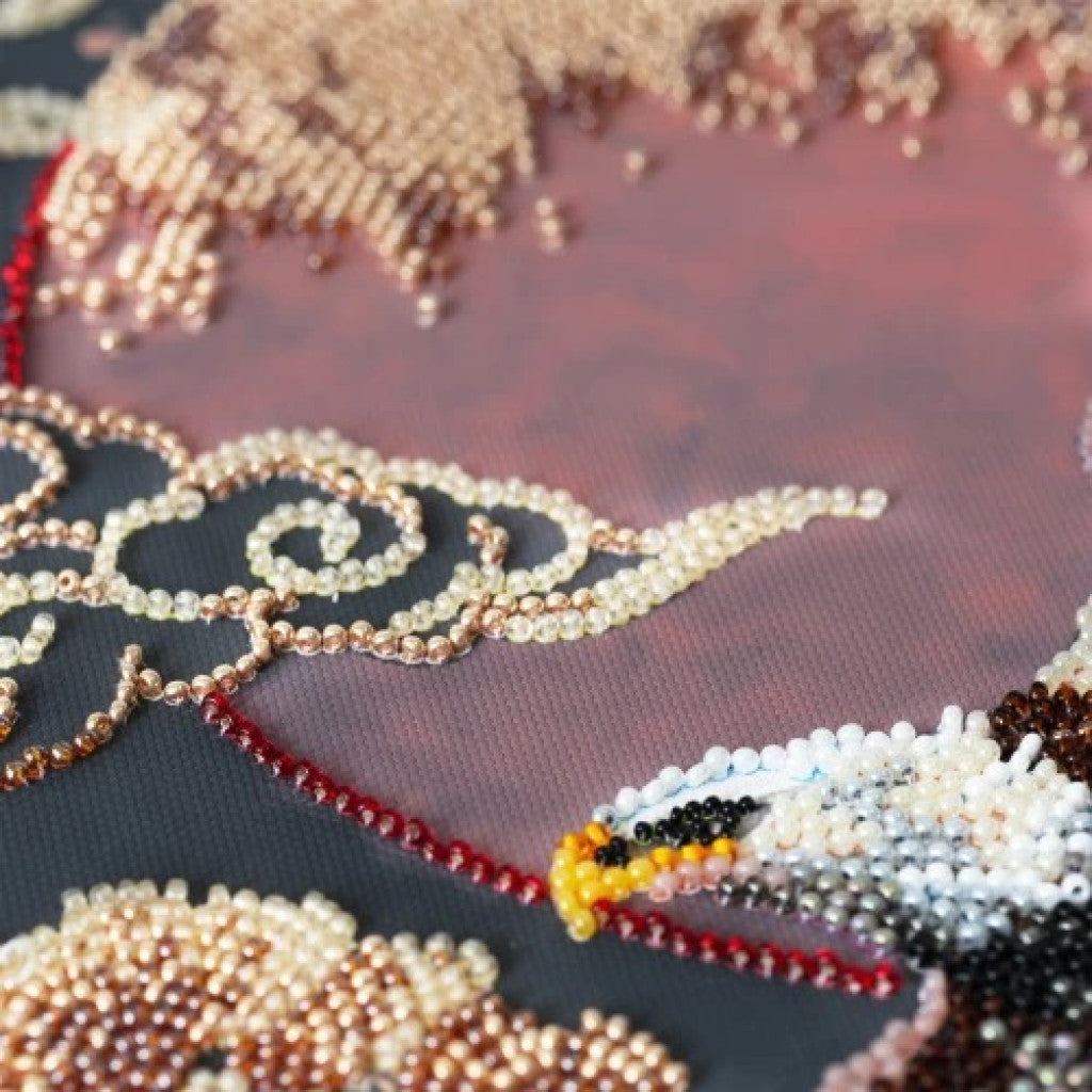 Bead Embroidery Kit Eagle DIY Abris Art