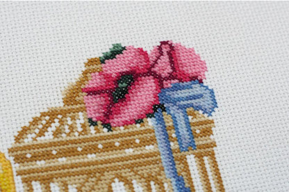 Counted Cross stitch kit "Cutie Doll" DIY by Abris Art