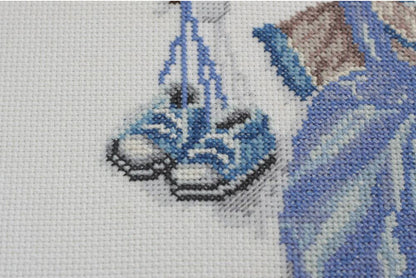 Counted Cross stitch kit "Baby Boy" DIY by Abris Art