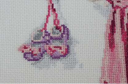 Counted Cross stitch kit "Baby Girl" DIY by Abris Art