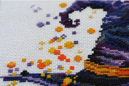 Counted Cross stitch kit "Owl" DIY by Abris Art