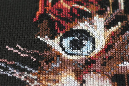 Counted Cross stitch kit "Cat" DIY by Abris Art