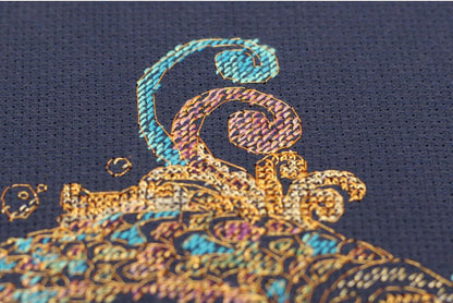 Counted Cross stitch kit "Goldfish" DIY by Abris Art