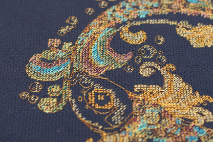 Counted Cross stitch kit "Goldfish" DIY by Abris Art