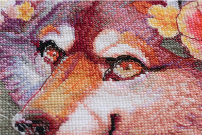 Counted Cross stitch kit "Dog" DIY by Abris Art