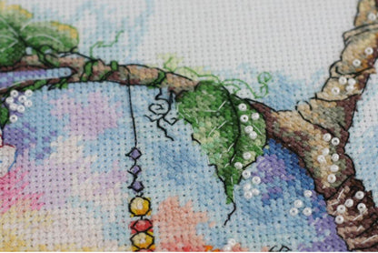 Counted Cross stitch kit "Sunny paradise" DIY by Abris Art
