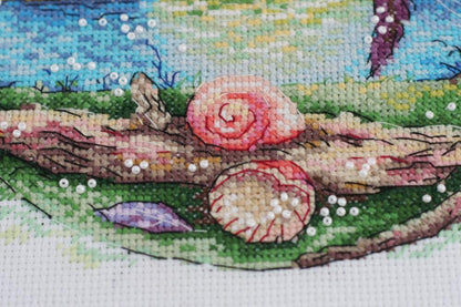 Counted Cross stitch kit "Sunny paradise" DIY by Abris Art