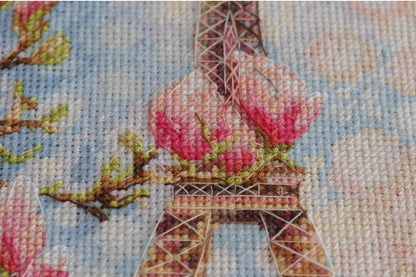 Counted Cross stitch kit "Morning in Paris" DIY by Abris Art