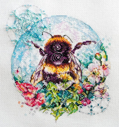 Counted Cross stitch kit Bee DIY Abris Art