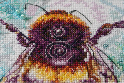 Counted Cross stitch kit "Caramel Cobweb" DIY by Abris Art