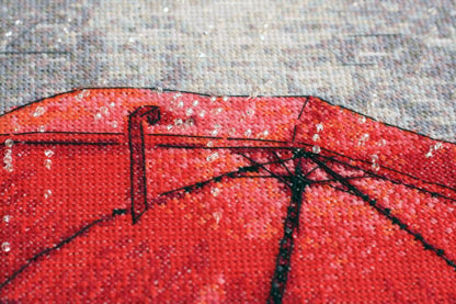 Counted Cross stitch kit "Colors of Paris" DIY by Abris Art