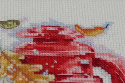 Counted Cross stitch kit "October Warmth" DIY by Abris Art