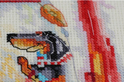 Counted Cross stitch kit "October Warmth" DIY by Abris Art