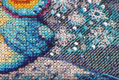 Counted Cross stitch kit "Christmas tree" DIY by Abris Art
