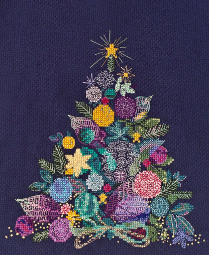 Counted Cross stitch kit Christmas tree DIY Abris Art