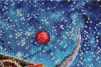 Counted Cross stitch kit "Above the clouds" DIY by Abris Art