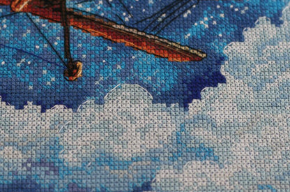 Counted Cross stitch kit "Above the clouds" DIY by Abris Art