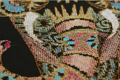 Counted Cross stitch kit "Gold elephants" DIY by Abris Art
