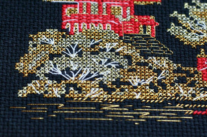 Counted Cross stitch kit "Japan" DIY by Abris Art