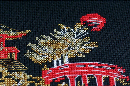 Counted Cross stitch kit "Japan" DIY by Abris Art
