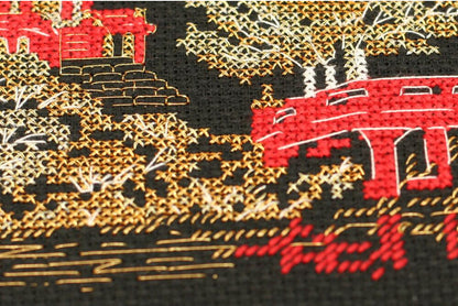 Counted Cross stitch kit "Japan" DIY by Abris Art