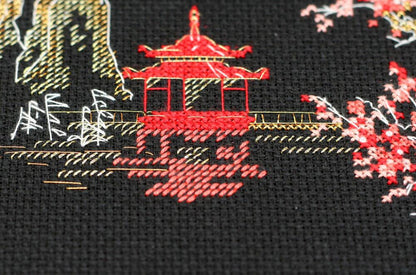 Counted Cross stitch kit "Japan" DIY by Abris Art