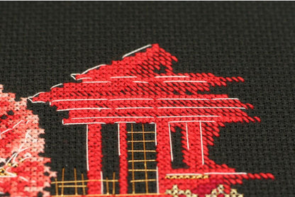 Counted Cross stitch kit "Japan" DIY by Abris Art