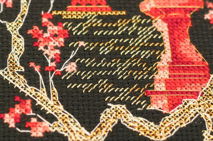 Counted Cross stitch kit "Japan" DIY by Abris Art