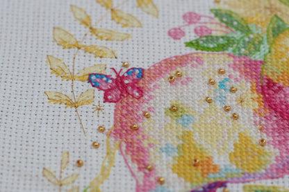 Counted Cross stitch kit "Elephants" DIY by Abris Art