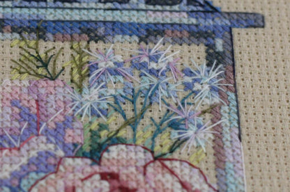 Counted Cross stitch kit "Flower lantern" DIY by Abris Art