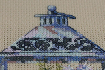 Counted Cross stitch kit "Flower lantern" DIY by Abris Art