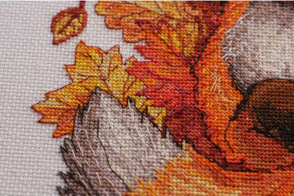 Counted Cross stitch kit "First Autumn" DIY by Abris Art