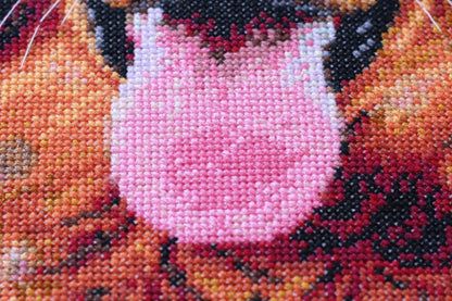 Counted Cross stitch kit "Dog" DIY by Abris Art