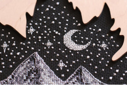 Counted Cross stitch kit "In the Mountains" DIY by Abris Art