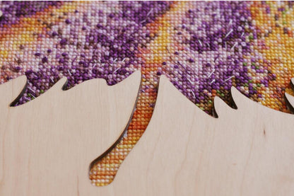 Counted Cross stitch kit "Lavender Fields" DIY by Abris Art