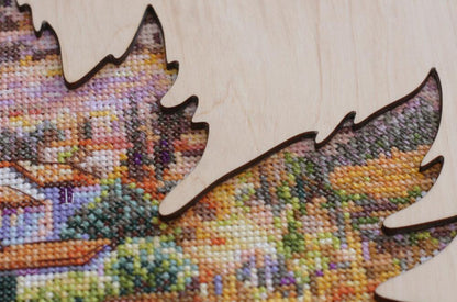 Counted Cross stitch kit "Lavender Fields" DIY by Abris Art