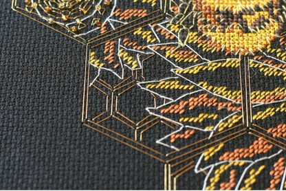 Counted Cross stitch kit "Bee paradise" DIY by Abris Art