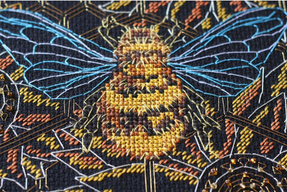 Counted Cross stitch kit "Bee paradise" DIY by Abris Art