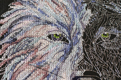 Counted Cross stitch kit "Wolf" DIY by Abris Art