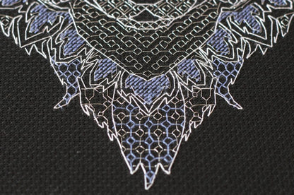 Embroidery kit "Silver wolf" DIY by Abris Art