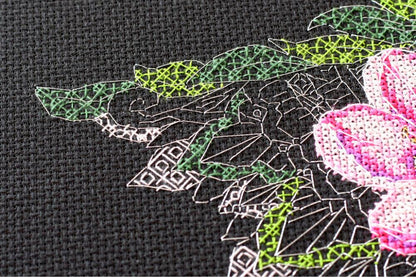 Counted Cross stitch kit "Lotus" DIY by Abris Art