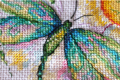 Counted Cross stitch kit "Colorful Wonder" DIY by Abris Art
